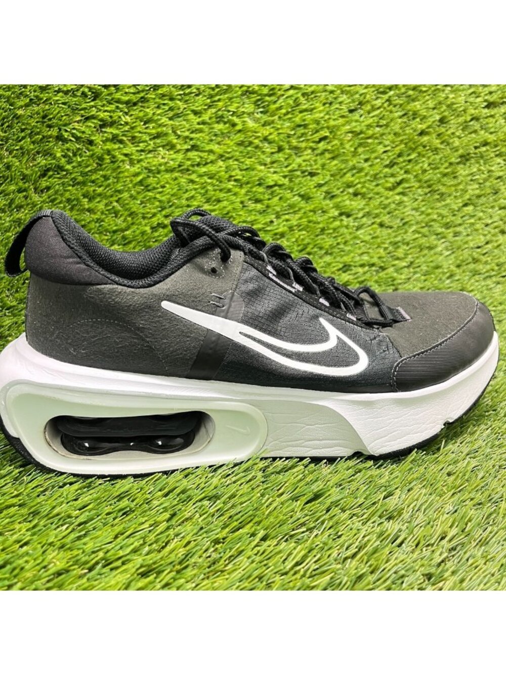 Nike Air Max Interlock Womens Size 10 Black White Running Walking Shoes Sneakers